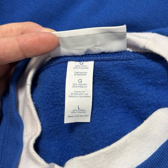 Vtg Holiday Cat Crewneck Sweatshirt Womens L Kitten Grandma Let it Snow Holiday - Picture 11 of 12